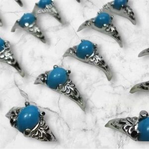 Dainty multi color crystal ring